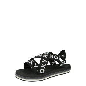 ROXY Remienkové sandále 'JULES'  čierna / biela