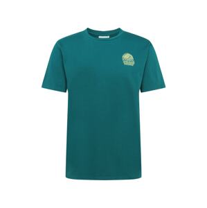 WAWWA T-Shirt  zelená / orgovánová / žltá