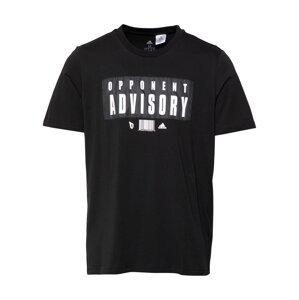 ADIDAS SPORTSWEAR Funkčné tričko 'DAME'  čierna / biela