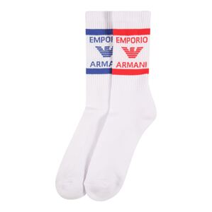 Emporio Armani Ponožky  biela / červená / modrá
