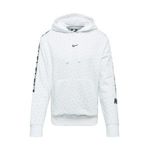 Nike Sportswear Mikina  biela / čierna / dymovo šedá