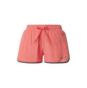 ELLESSE Športové nohavice 'Sandrine Shorts'  koralová / čierna / sivá / oranžová