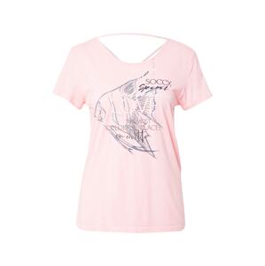 Soccx T-Shirt  ružová / zmiešané farby