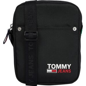 Tommy Jeans Taška cez rameno 'Campus'  čierna / biela / červená / námornícka modrá