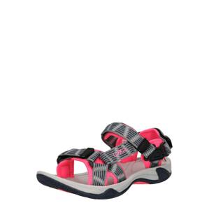 CMP Trekingové sandále 'Hamal'  sivá / neónovo ružová / čierna