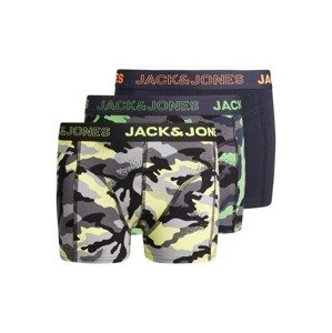 Jack & Jones Junior Nohavičky 'CHARLES'  svetložltá / svetlosivá / námornícka modrá / čierna / neónovo zelená