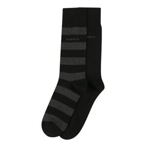 BOSS Casual Ponožky  čierna / sivá melírovaná