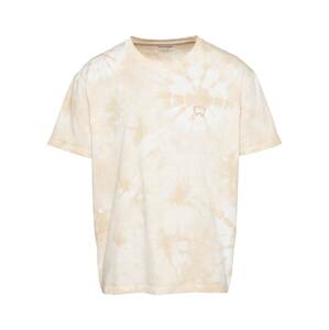 WRANGLER T-Shirt  béžová / biela
