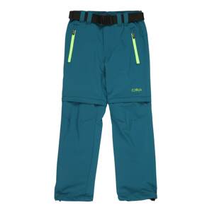 CMP Outdoorové nohavice  pastelovo modrá / limetová