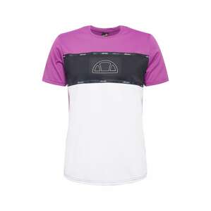 ELLESSE Funkčné tričko 'Illioza'  fialová / biela / čierna