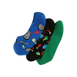 Happy Socks Ponožky  tmavomodrá / čierna / zelená / zmiešané farby