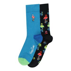 Happy Socks Ponožky 'Flamingo'  modrá / kobaltovomodrá / červená / ružová / zelená