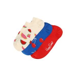 Happy Socks Socken  'Fruit'  krémová / modrá / červená / biela / tmavozelená