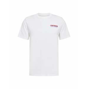 CONVERSE T-Shirt 'FLOWER SHOPPE'  biela / ružová