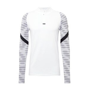 NIKE Funkčné tričko 'Strike'  biela / sivá / čierna