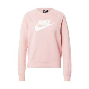 Nike Sportswear Športová mikina  rosé / biela