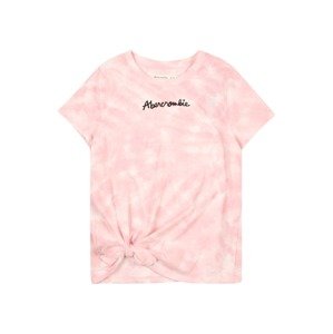 Abercrombie & Fitch Tričko  biela / ružová
