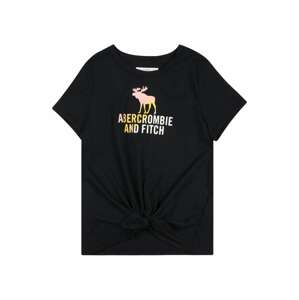 Abercrombie & Fitch T-Shirt  tmavomodrá / ružová / biela / žltá