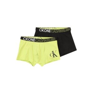 Calvin Klein Underwear Nohavičky  čierna / biela / neónovo žltá