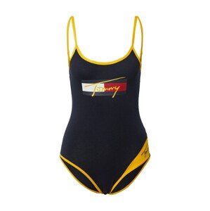 Tommy Hilfiger Underwear Jednodielne plavky  tmavomodrá / žltá / biela / červená