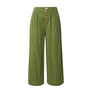 ROXY Plisované nohavice 'DREAM STORY'  zelená