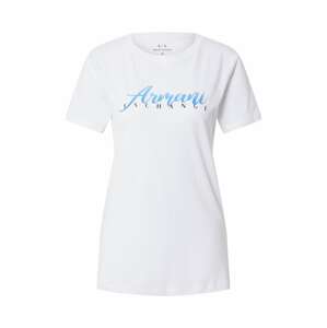 ARMANI EXCHANGE Shirt  biela / svetlomodrá / tmavomodrá