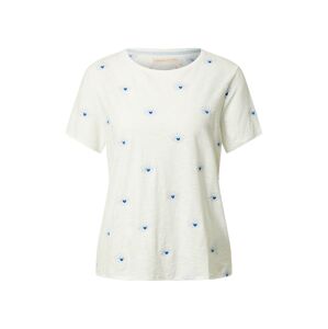 LIEBLINGSSTÜCK Shirt 'Cirsten'  béžová melírovaná / svetlomodrá / kráľovská modrá
