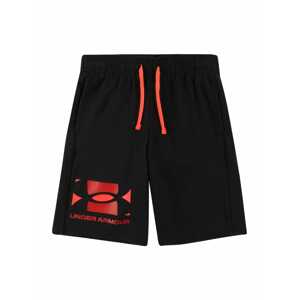 UNDER ARMOUR Športové nohavice  čierna / červená