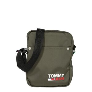 Tommy Jeans Taška cez rameno 'Campus'  kaki / červená / biela