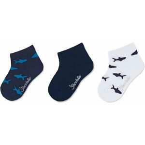 STERNTALER Ponožky  námornícka modrá / nebesky modrá / biela