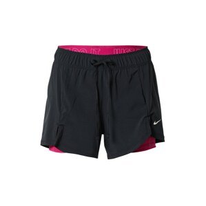 NIKE Športové nohavice 'Flex Essential'  ružová / čierna / biela