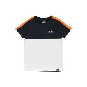 ELLESSE Shirt 'Straccia'  čierna / oranžová / biela