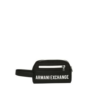 ARMANI EXCHANGE Hygienická taška  biela / čierna