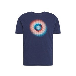 Ben Sherman T-Shirt 'TARGET'  námornícka modrá / biela / červená / vodová