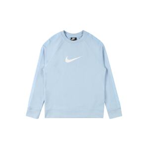 Nike Sportswear Mikina  svetlomodrá / biela