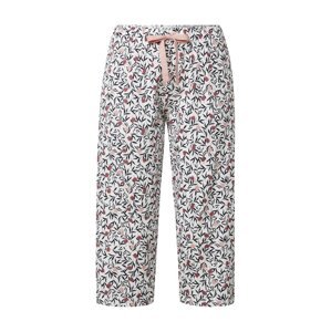 CALIDA Pyžamové nohavice 'Favourites Dreams'  púdrová / červeno-fialová / čierna / biela