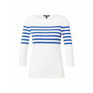 Lauren Ralph Lauren Tričko 'HALIAN'  biela / modrá
