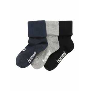Hummel Ponožky 'Sora'  námornícka modrá / sivá melírovaná / čierna / biela