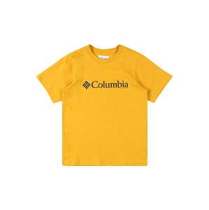 COLUMBIA Tričko  zlatá žltá / modrofialová