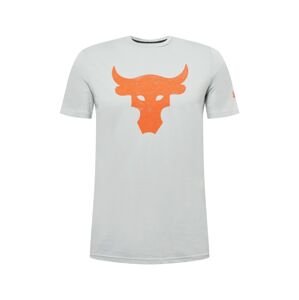 UNDER ARMOUR Funkčné tričko 'Rock Brahma Bull'  oranžová / sivá
