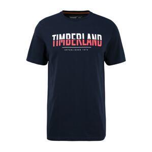 TIMBERLAND Tričko  námornícka modrá / biela / svetločervená