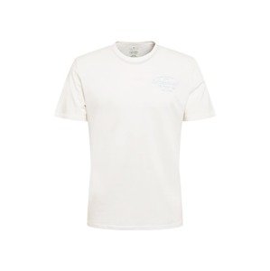 TOM TAILOR T-Shirt  biela / tyrkysová