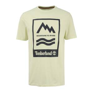 TIMBERLAND T-Shirt  pastelovo zelená / čierna