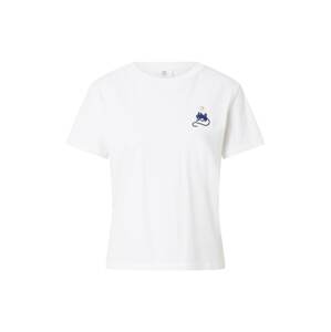 Kauf Dich Glücklich T-Shirt 'KAUF DICH GLÜCKLICH'  biela / modrá / tmavomodrá