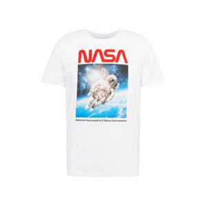 OVS Tričko 'NASA3'  biela / modrá / námornícka modrá / ohnivo červená