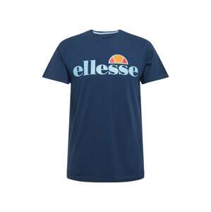 ELLESSE Funkčné tričko 'Selvettet'  námornícka modrá / svetlomodrá / oranžová / červená