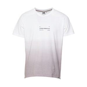 Hailys Men T-Shirt 'Steven'  tmavošedá / šedobiela / čierna