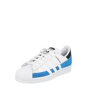 ADIDAS ORIGINALS Sneaker 'SUPERSTAR'  biela / čierna / nebesky modrá
