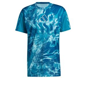 ADIDAS PERFORMANCE Funkčné tričko 'Ball for the Oceans 365'  nebesky modrá / námornícka modrá / biela