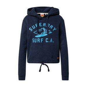 Superdry Mikina 'Cali Surf'  vodová / ultramarínová
